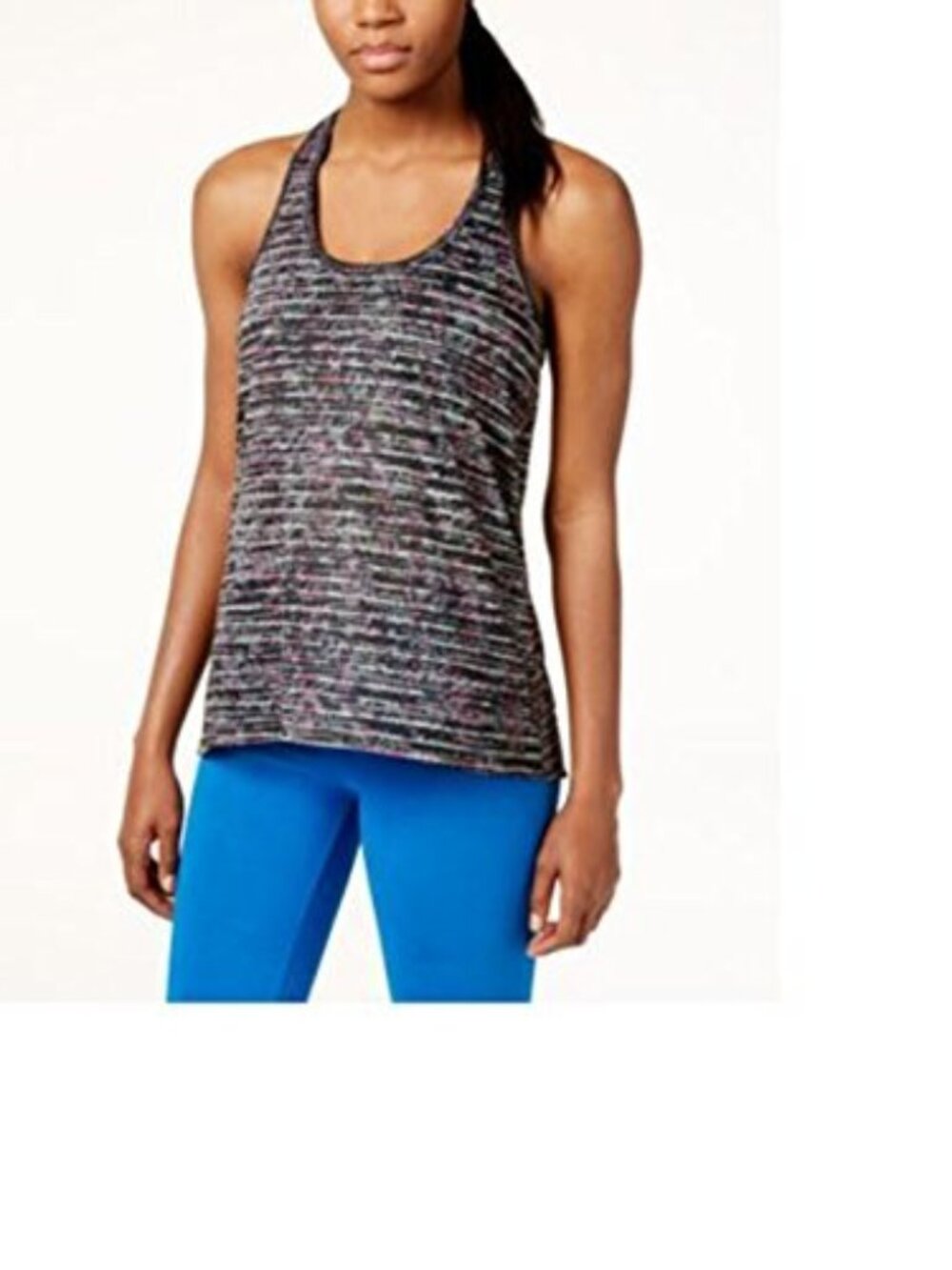 Ideology Womens Space Dyed T Back Tank Top